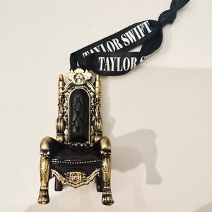 NWT - Taylor Swift Gold and Black Holiday Ornament